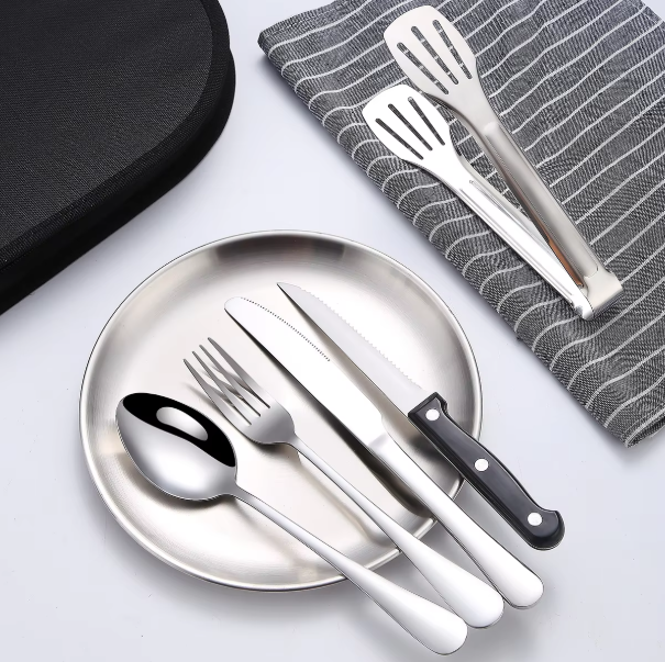 10Pcs Outdoor Camping Cutlery