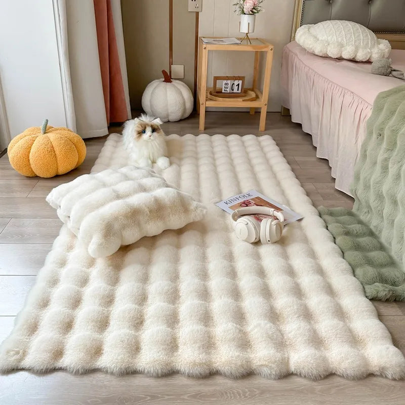 Fluffy Faux Fur Rug